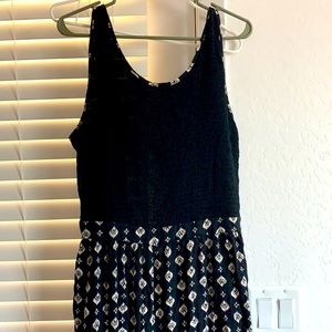 xhilaration Black and White One Piece